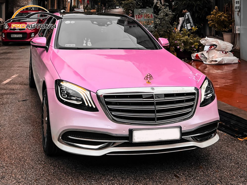 Dán wrap đổi màu Mercedes S-Class