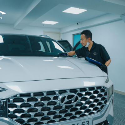 Xe được kiểm tra cẩn thận sau khi dán PPF