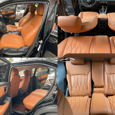 Xe Honda HRV bọc da màu nâu