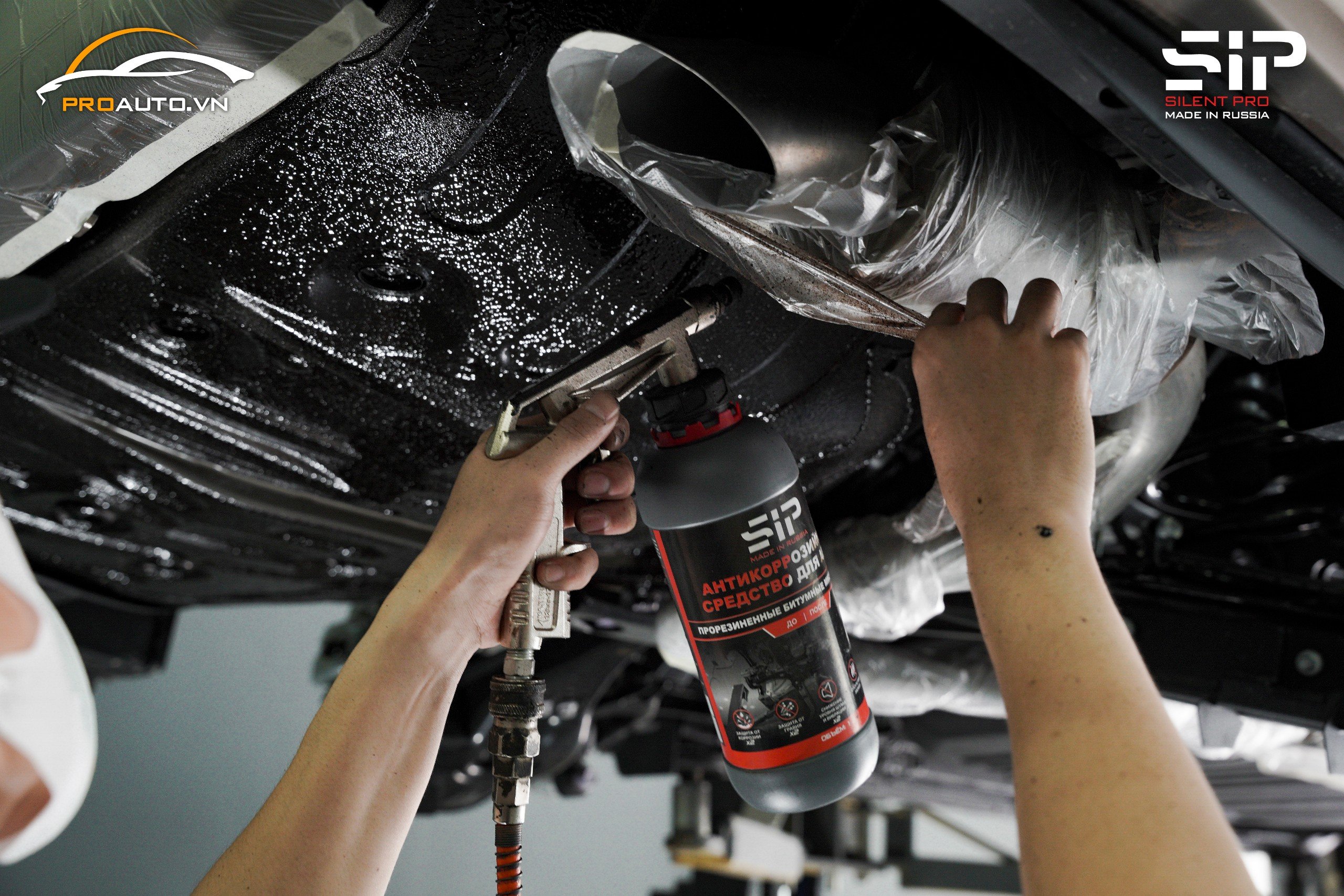 Xịt phủ gầm ô tô tại PROAUTO.VN