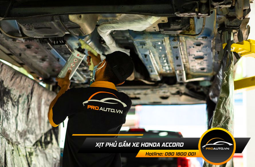 Xịt phủ gầm xe Honda Accord
