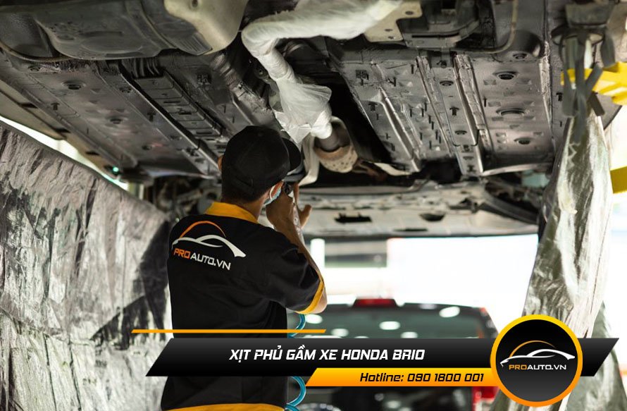Xịt phủ gầm xe Honda Brio