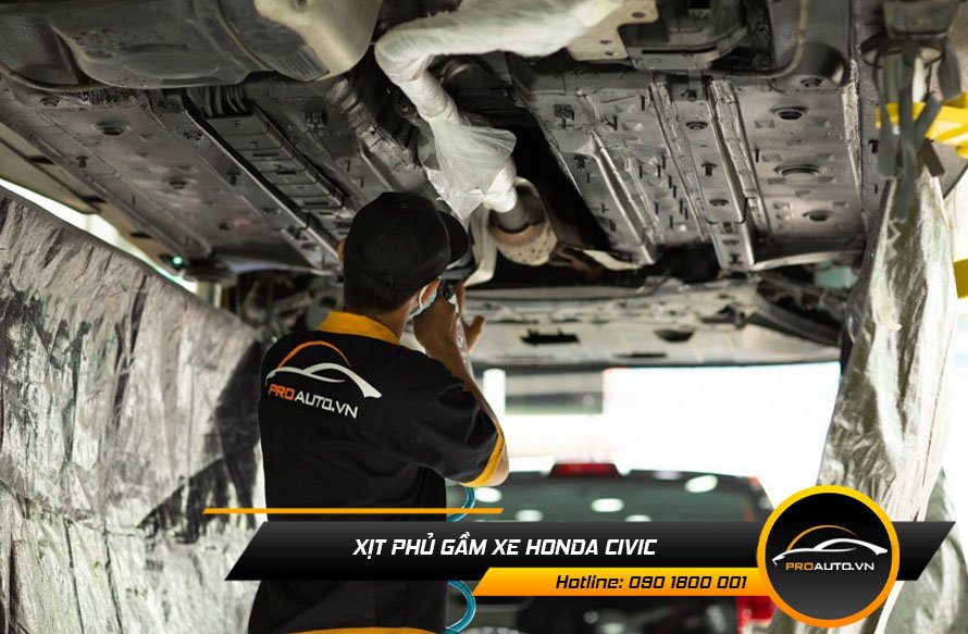 Xịt phủ gầm xe Honda Civic