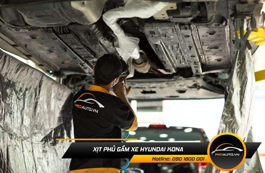 Xịt phủ gầm xe Hyundai Kona