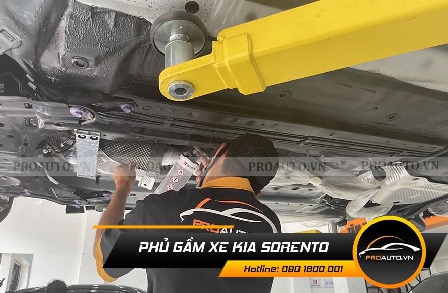 Xịt phủ gầm xe Kia Sorento