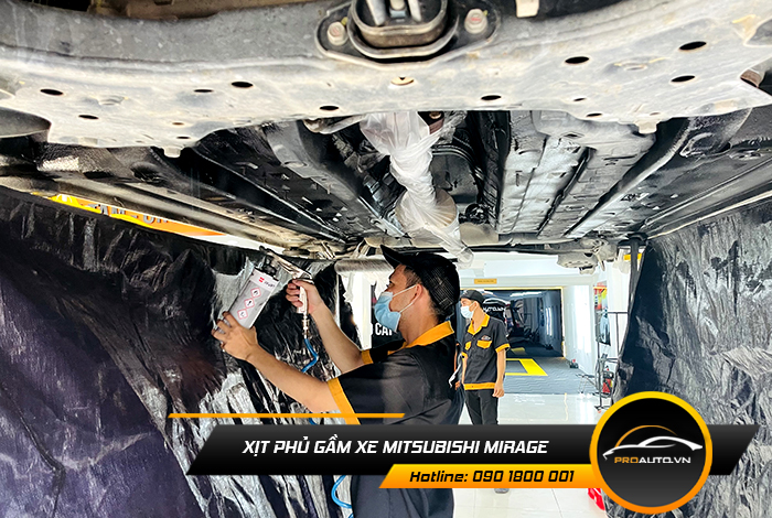 xit phu gam xe mitsubishi Mirage