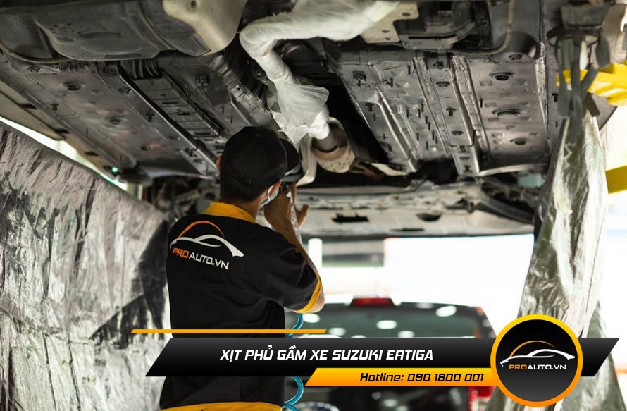 Xịt phủ gầm xe Suzuki Ertiga