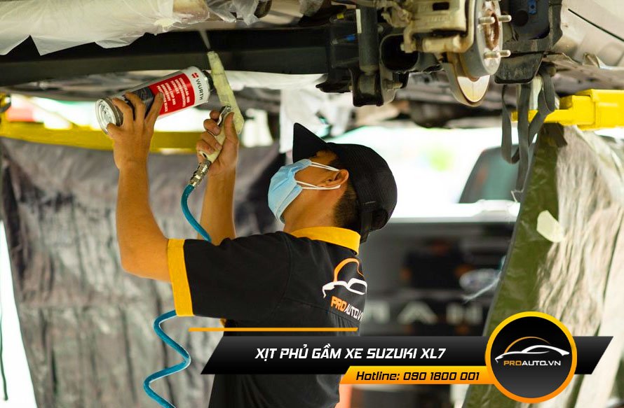 Xịt phủ gầm xe Suzuki Xl7