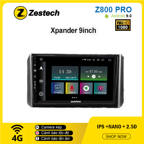 Màn hình Zestech Z800 cho xe Xpander