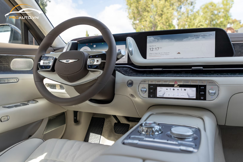 Xu hướng đổi màu nội thất xe Hyundai Genesis hiện nay