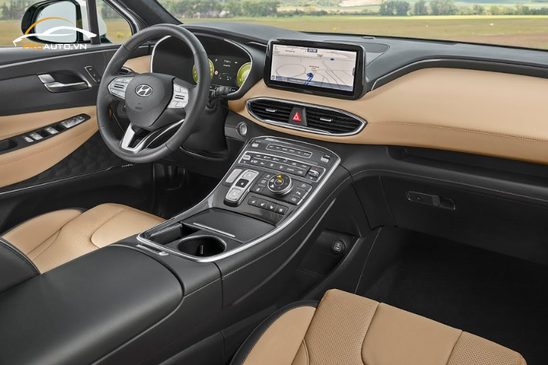 Xu hướng đổi màu nội thất xe Hyundai SantaFe hiện nay