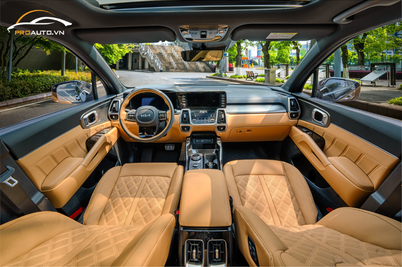 Xu hướng đổi màu nội thất xe Kia Sorento