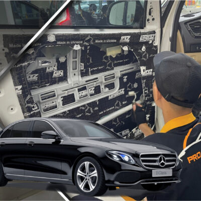 Cách Âm Mercedes E200