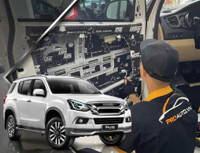 Cách Âm Isuzu mu-X B7