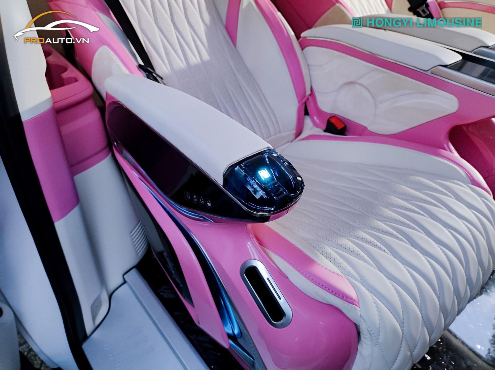 Ghế limousine Crystal 2.0 thương hiệu Hongyi nổi bật