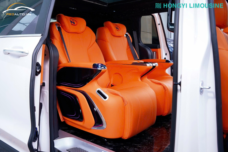 Ghế Limousine HongYi Crystal 2.0 Pro với tone màu ấn tượng