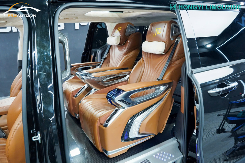 Ghế Limousine Hongyi Crystal 4.0 Max kết hợp hiện đại và thông minh