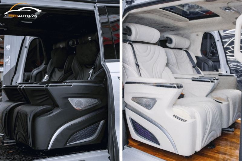 Ghế Limousine MIKA 5.0 thiết kế dựa trên nghiên cứu về nhân trắc học