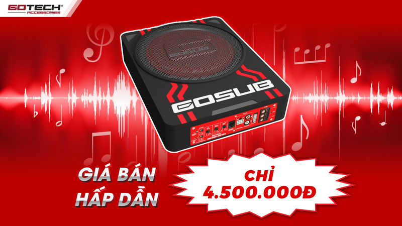 Giá loa sub GOSUB 10 mới nhất hiện nay