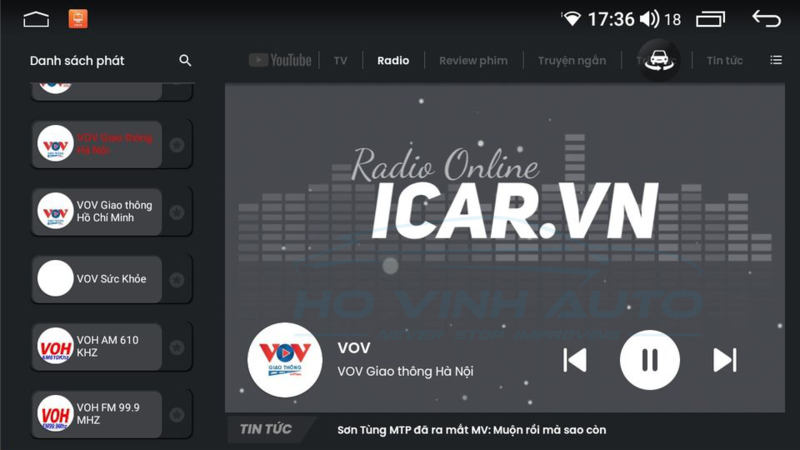 Màn hình Android ICAR Elliview UE Lite sở hữu kho giải trí đa dạng 