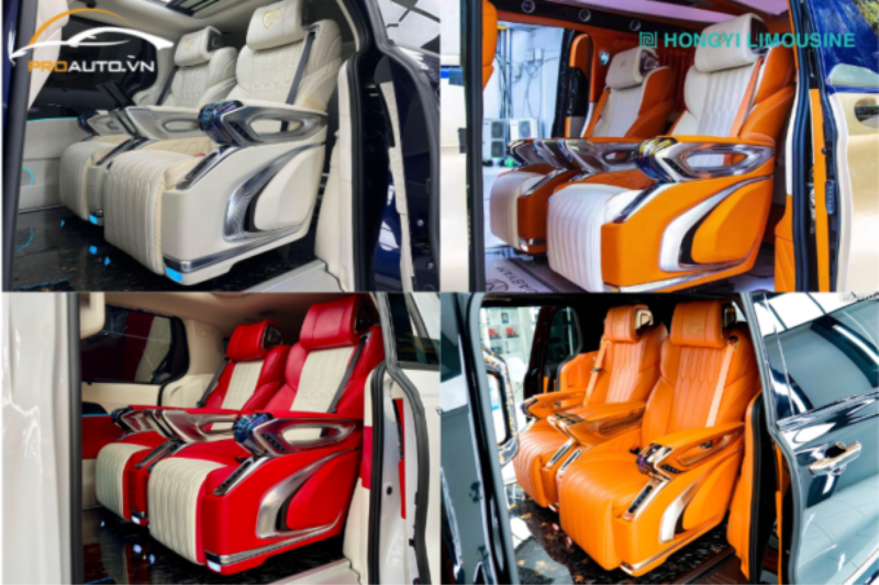 Mẫu ghế Limousine HongYi Crystal 4.0