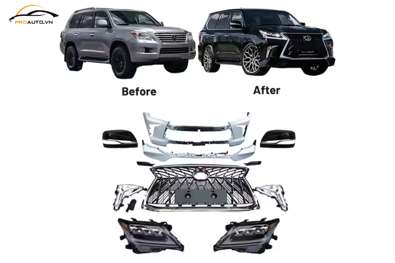 Nâng cấp Lexus bằng cách độ body kit