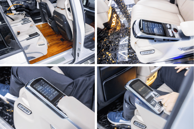 Thao tác thuận tiện, dễ sử dụng với ghế Limousine MIKA 5.0 