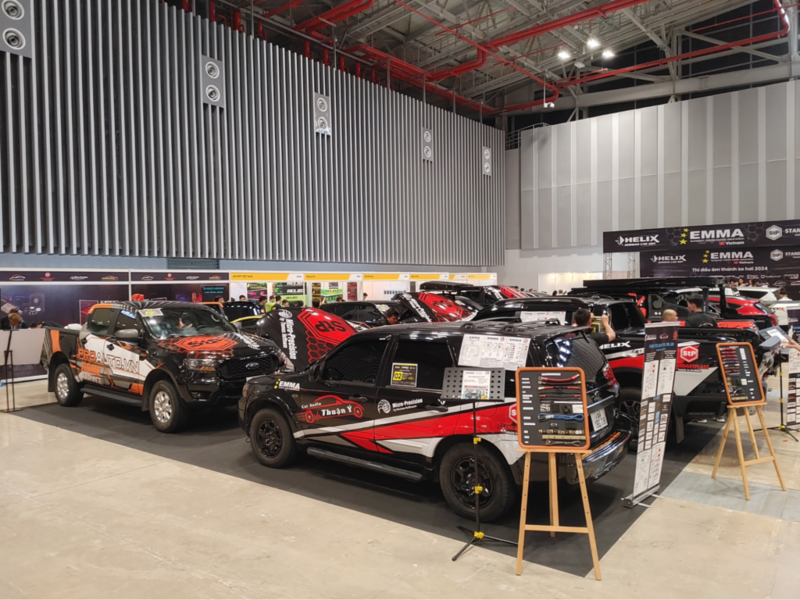 Trưng bày các hạng mục và mẫu xe thi đấu từ các thi sinh