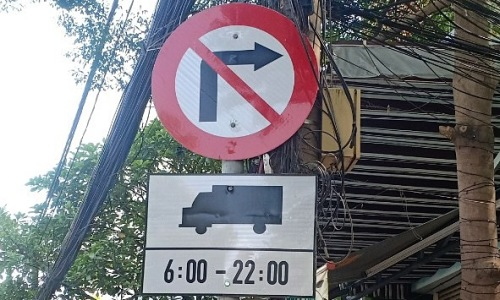 Ý nghĩa của biển báo cấm rẽ phải