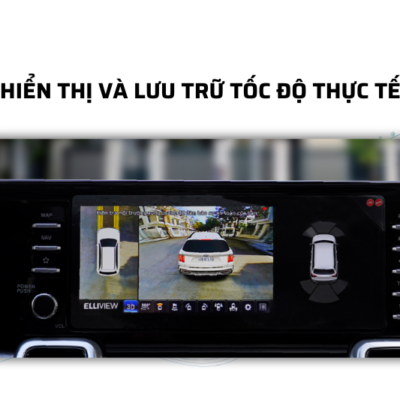 Camera 360 Elliview V5 hiển thị và lưu trữ tốc độ thực tế