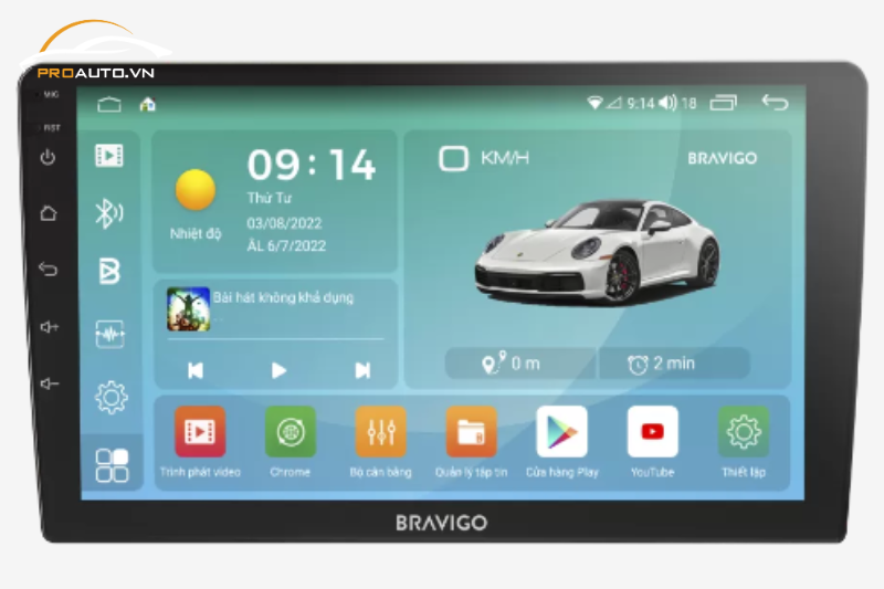 Cảnh báo khoảng cách an toàn với xe phía trước