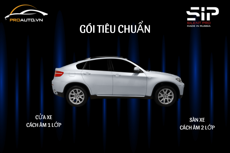 Gói tiêu chuẩn - Cách âm SIP VF7 tại PROAUTO.VN 