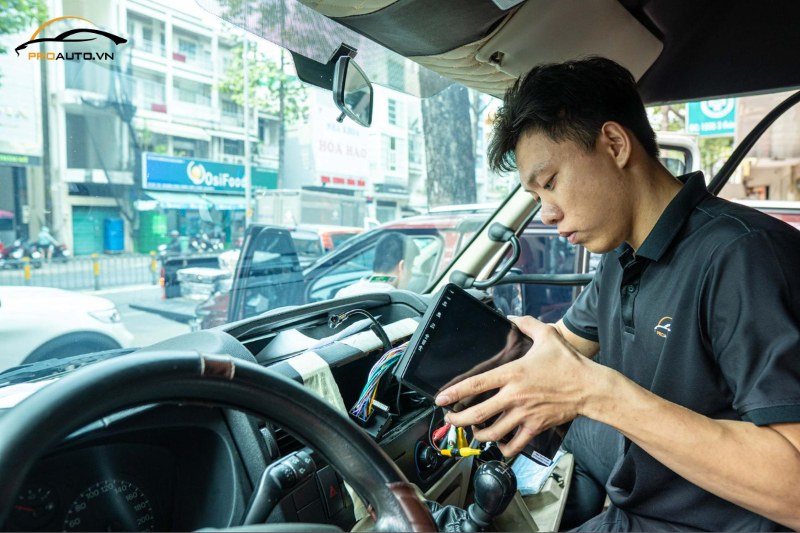 Lắp đặt màn hình Android tại PROAUTO.VN