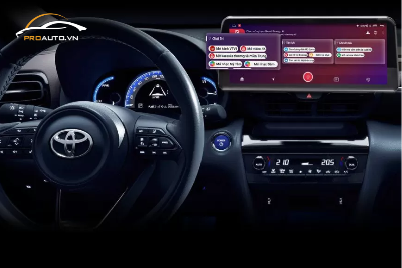 Màn hình Android Bravigo BX6 điều khiển bằng giọng nói