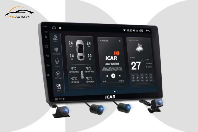 Màn hình android liền cam 360 Elliview SEP