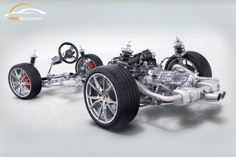 Nâng cấp hệ thống treo và phanh cho xe Porsche