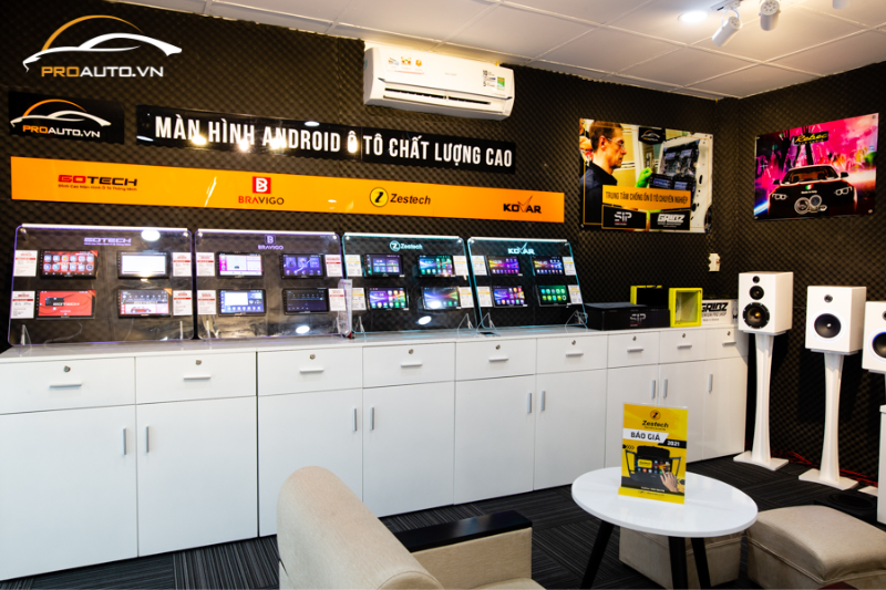 Phòng trưng bày các thương hiệu màn hình ô tô thông minh tại PROAUTO.VN