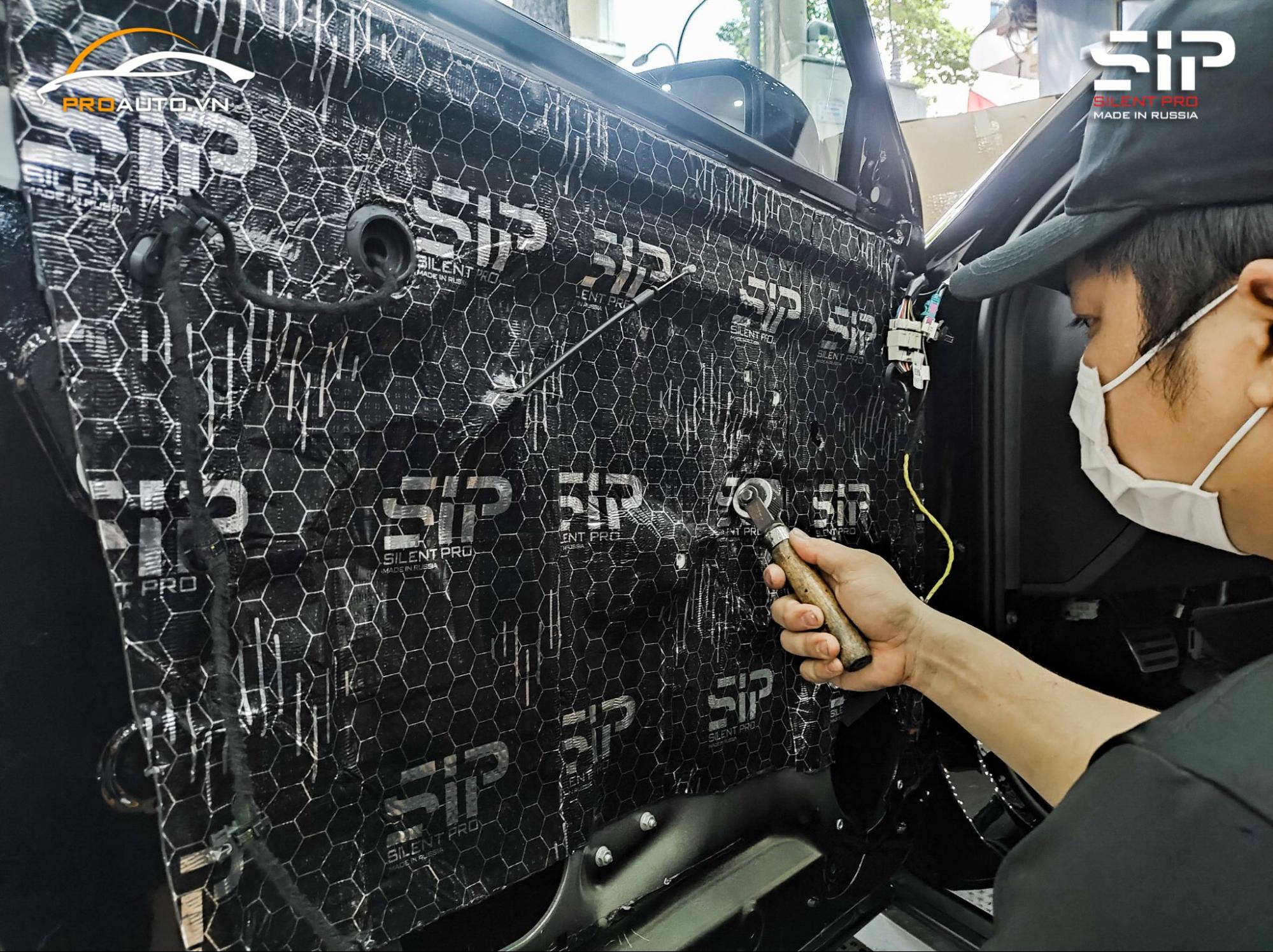 Thi công cách âm SIP tại PROAUTO.VN