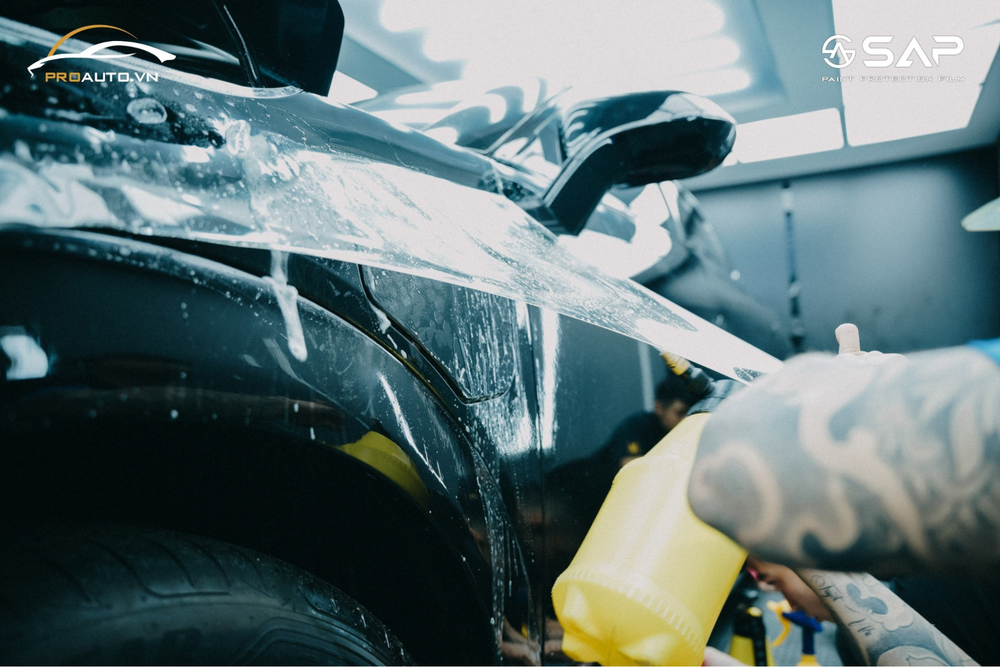 Thi công dán PPF SAP VF7 tại PROAUTO.VN