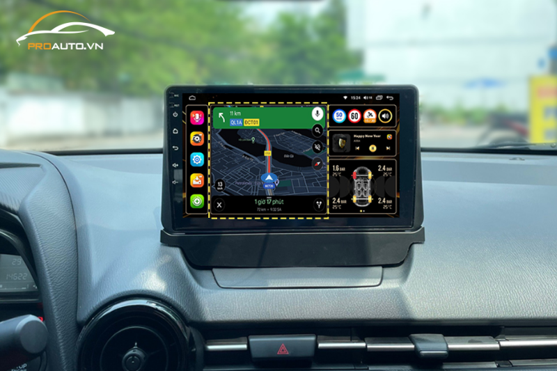 Thoải mái tìm đường, zoom in, zoom out… tại Google Maps trên Elliview Gold