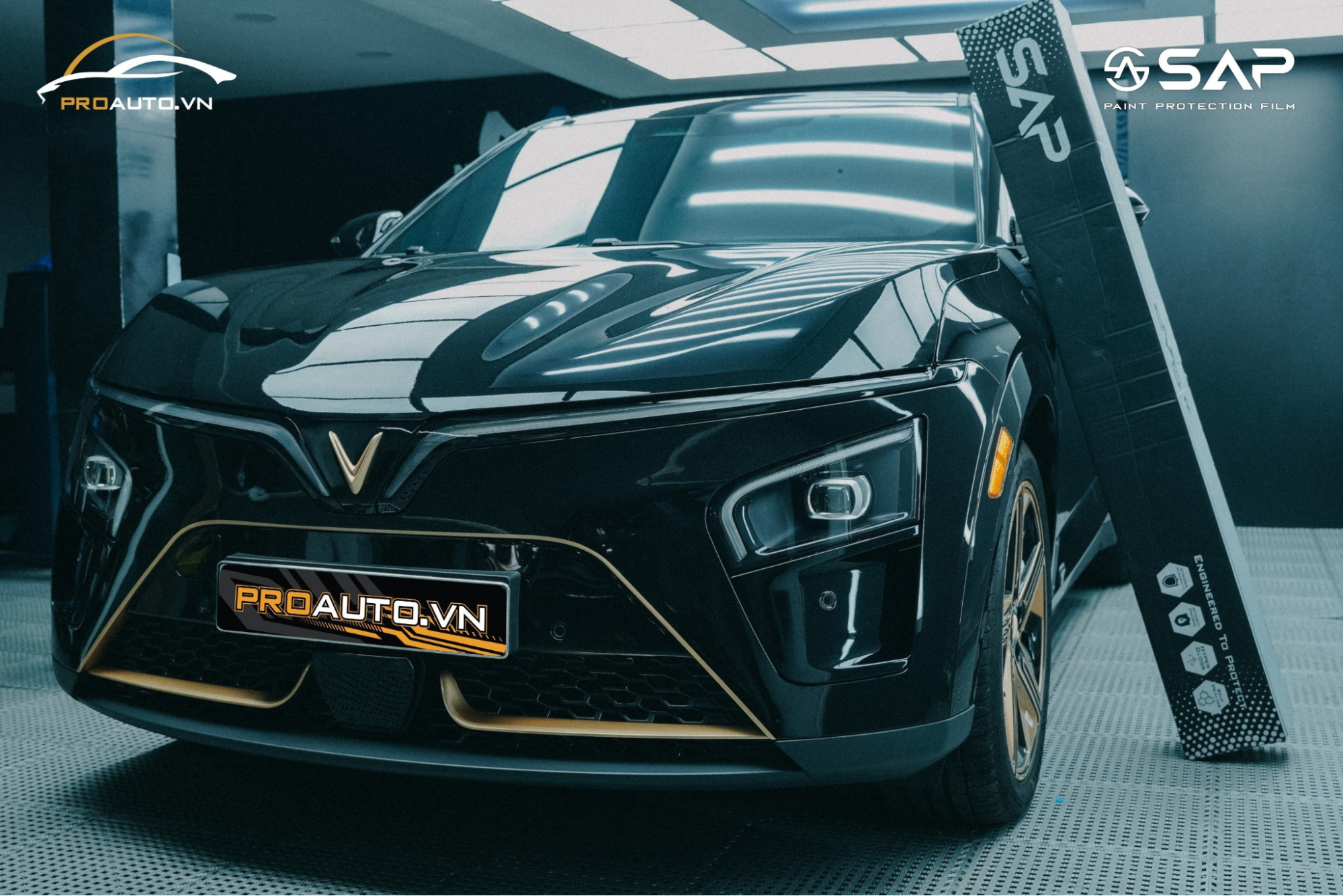 VF7 dán PPF SAP giúp bảo vệ xe toàn diện