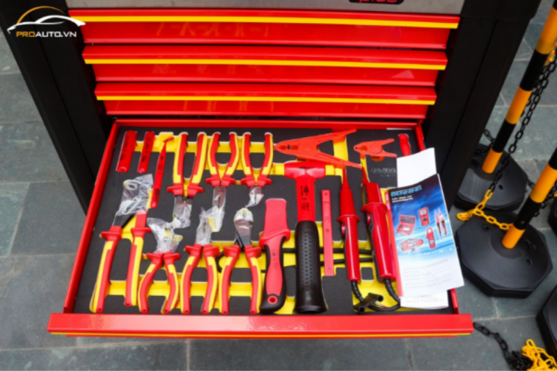 Bộ dụng cụ sửa chữa mini - Phụ kiện đồ chơi xe Vinfast VF3