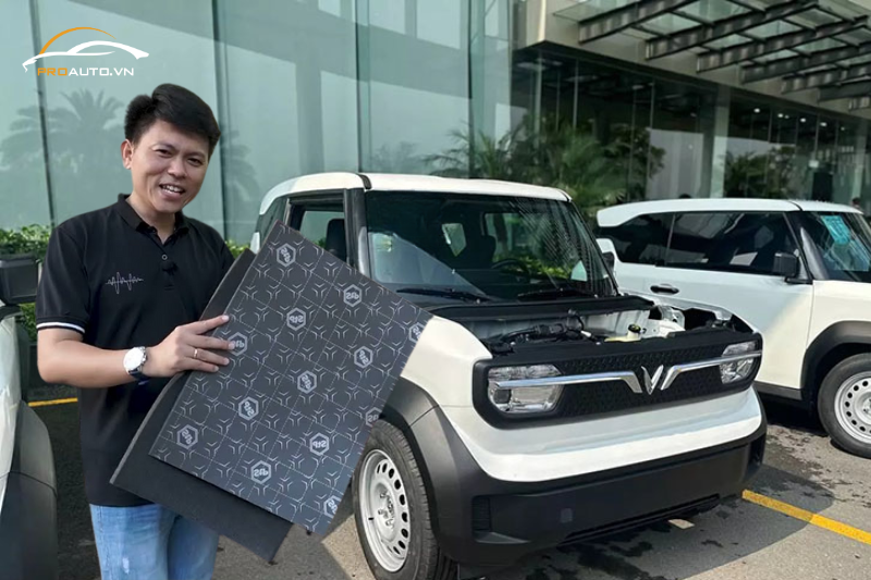 Cách âm toàn xe Vinfast VF3 - Phụ kiện đồ chơi xe Vinfast VF3