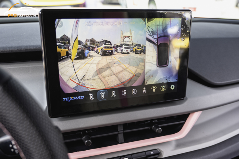 Camera cảm biến lùi - Vinfast VF3 độ nội thất