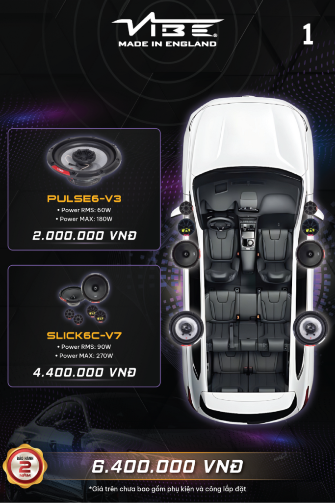 Cấu hình âm thanh xe hơi 1