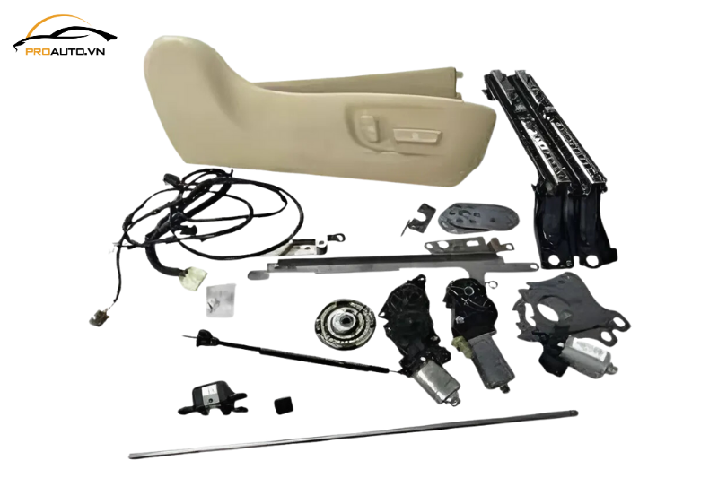 Cấu tạo ghế chỉnh điện ô tô