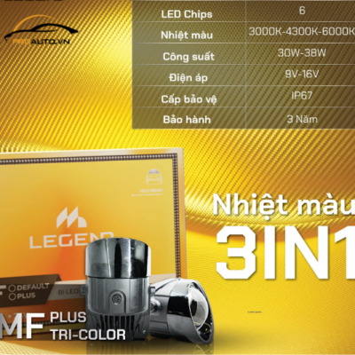 Đặc điểm nổi bật của bi led gầm MF PLUS Tri-Color
