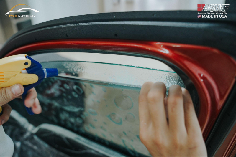 Dán phim cách nhiệt xe Vinfast VF3 thương hiệu ASWF