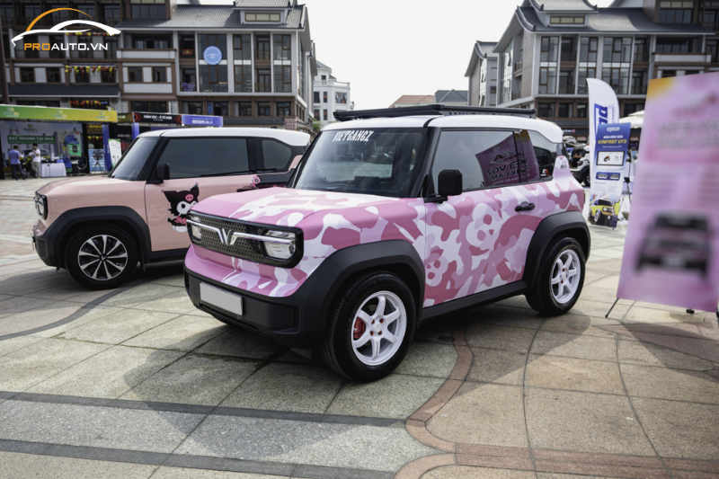 Dán tem in UV cho VinFast VF3 - Phụ kiện đồ chơi xe Vinfast VF3