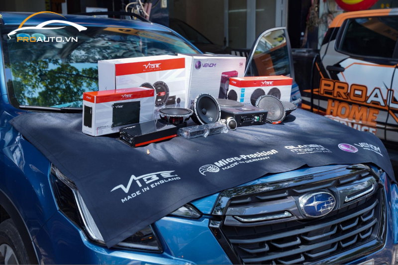 Độ âm thanh xe Subaru Forester - Bảng giá 2024